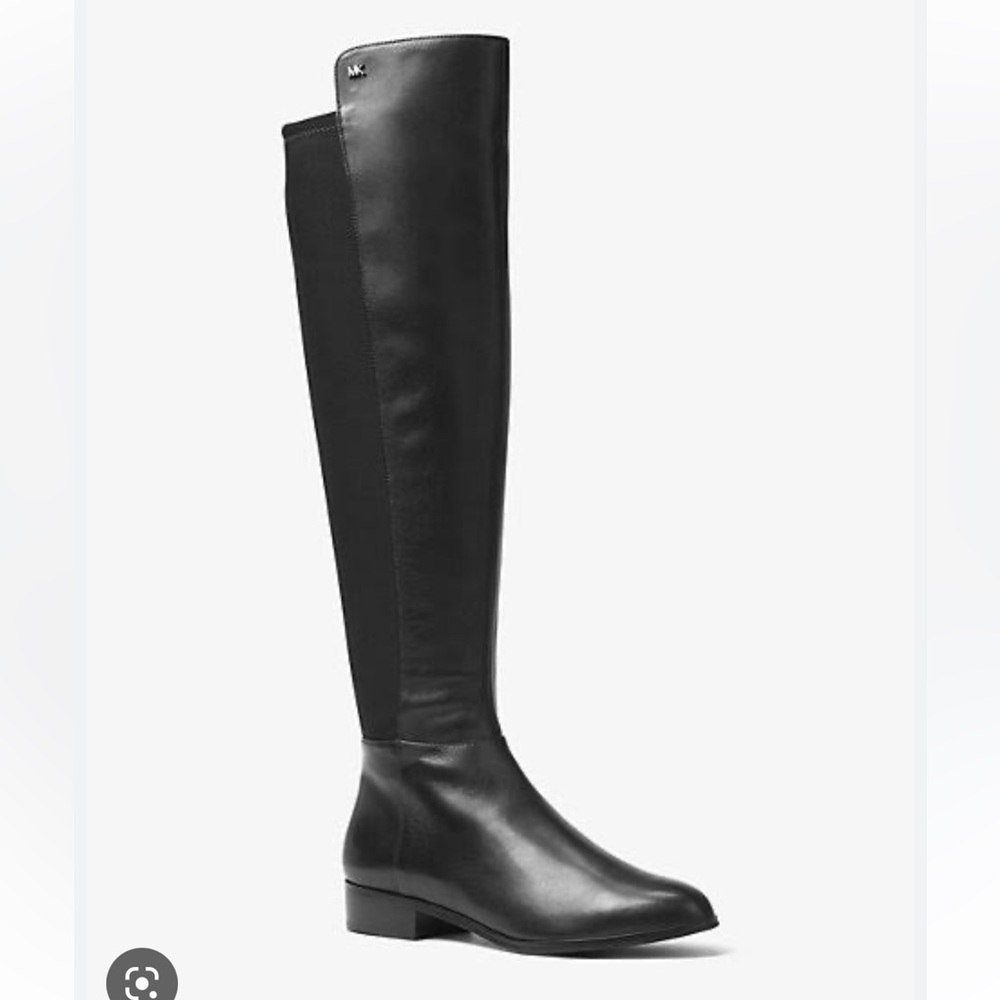 LIKE NEW MICHAEL Michael Kors BROMLEY KNEE HIGH LEATHER BOOTS